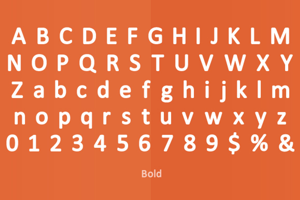 Meddle Sans-serif Font Family preview 4