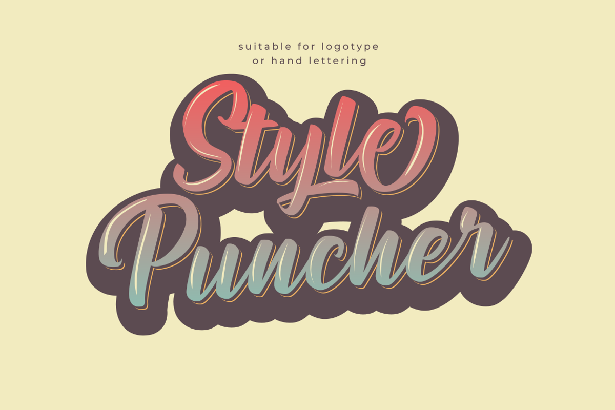 Runtage | A Vintage Bold Script, a Script Font by Rissyletter Studio (Photo 2 of 13)