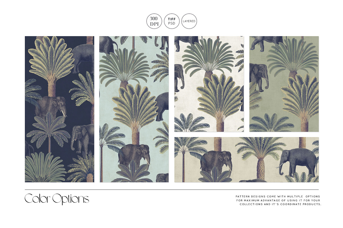 Palm Grove, Luxury tropical Prints!, a Pattern Graphic by Pink Linen (Photo 2 of 13)
