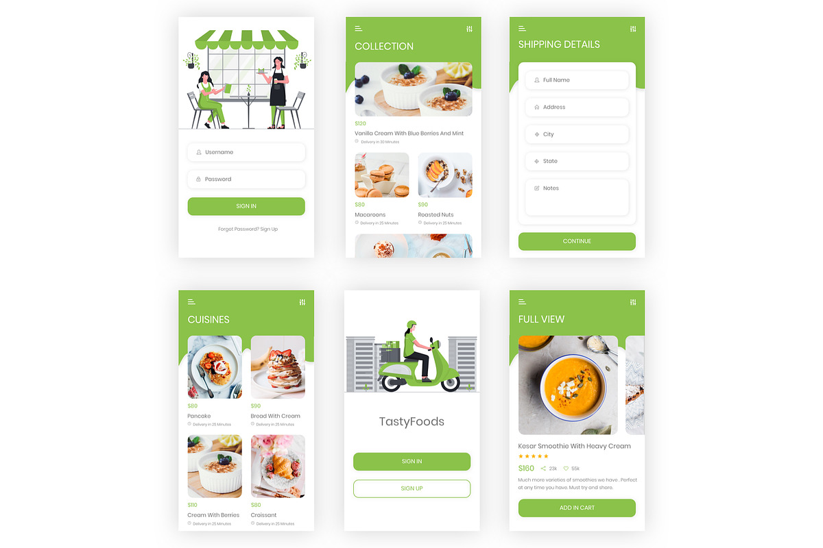 Food Delivery Sketch App, an UI Kit Template by themelove (Photo 8 of 9)