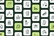 160 Health Doodle Icons Bundle, an Outline Icon by Vectors Market (Thumbnail 8 of 11)
