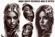 B&g - Realism Ladies creative kit, a Brush Add-On by Studio.Valhalla (Thumbnail 4 of 7)