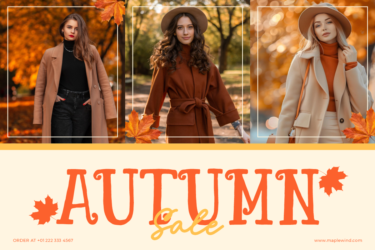 Maple Wind Rustic Autumn Font, a Font by PutraCetol Studio (Photo 2 of 5)