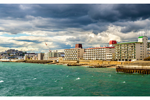 Seashore of Akashi town in Kobe, a Nature Photo by Leonid Andronov