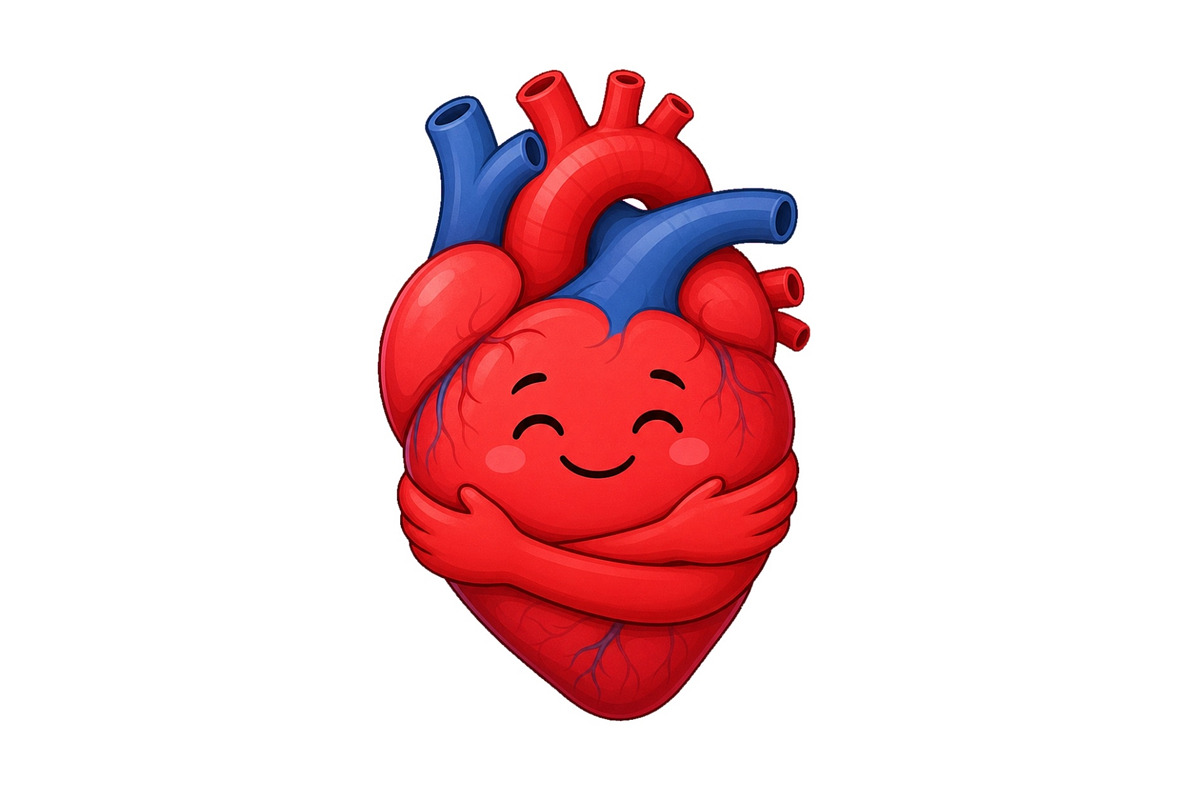 Cute anatomical heart character, an Object Illustration by ZinetroN (Photo 1 of 3)