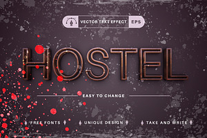 Grunge Rust - Editable Text Effect,