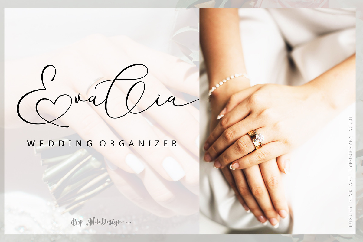 With You // Lovely Script Font preview 8