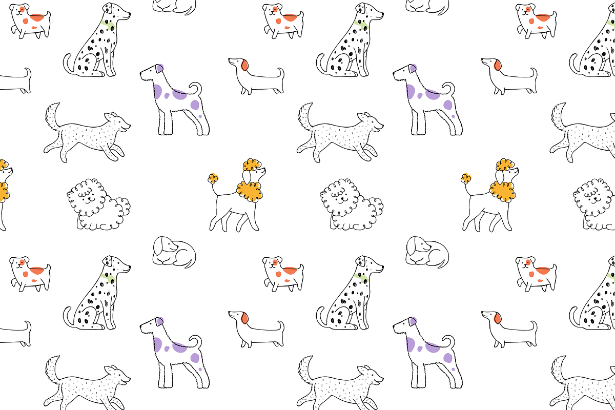 Dog illustrations, an Animal Illustration by adehoidar (Photo 5 of 10)