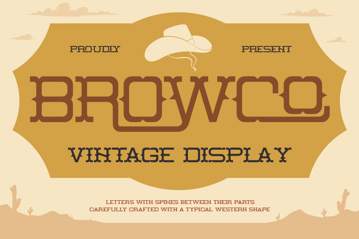 Browco, a Serif Font by Burntilldead (Photo 1 of 12)