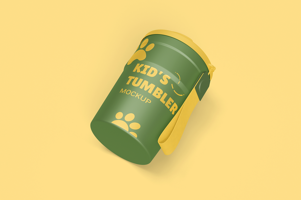 Kids Tumbler Branding Mockup, a Cups & Container Mockup by DSNA Mockup (Photo 3 of 5)