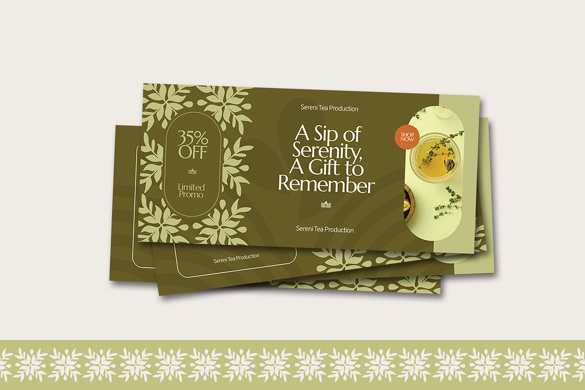 Sereni Tea - Gift Voucher, a Card Template by Fannan Studio (Photo 3 of 3)