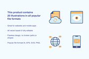Marketing Illustrations (20 items), a Work Illustration by Middltone (Thumbnail 2 of 4)