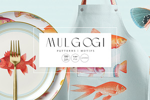 Mulgogi, Luxury Aquatic Designs., a Pattern Graphic by TSTUDIO