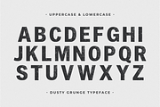 Dusty Grunge - Texture Display Font, a Sans Serif Font by Pian45 Studio (Thumbnail 2 of 6)