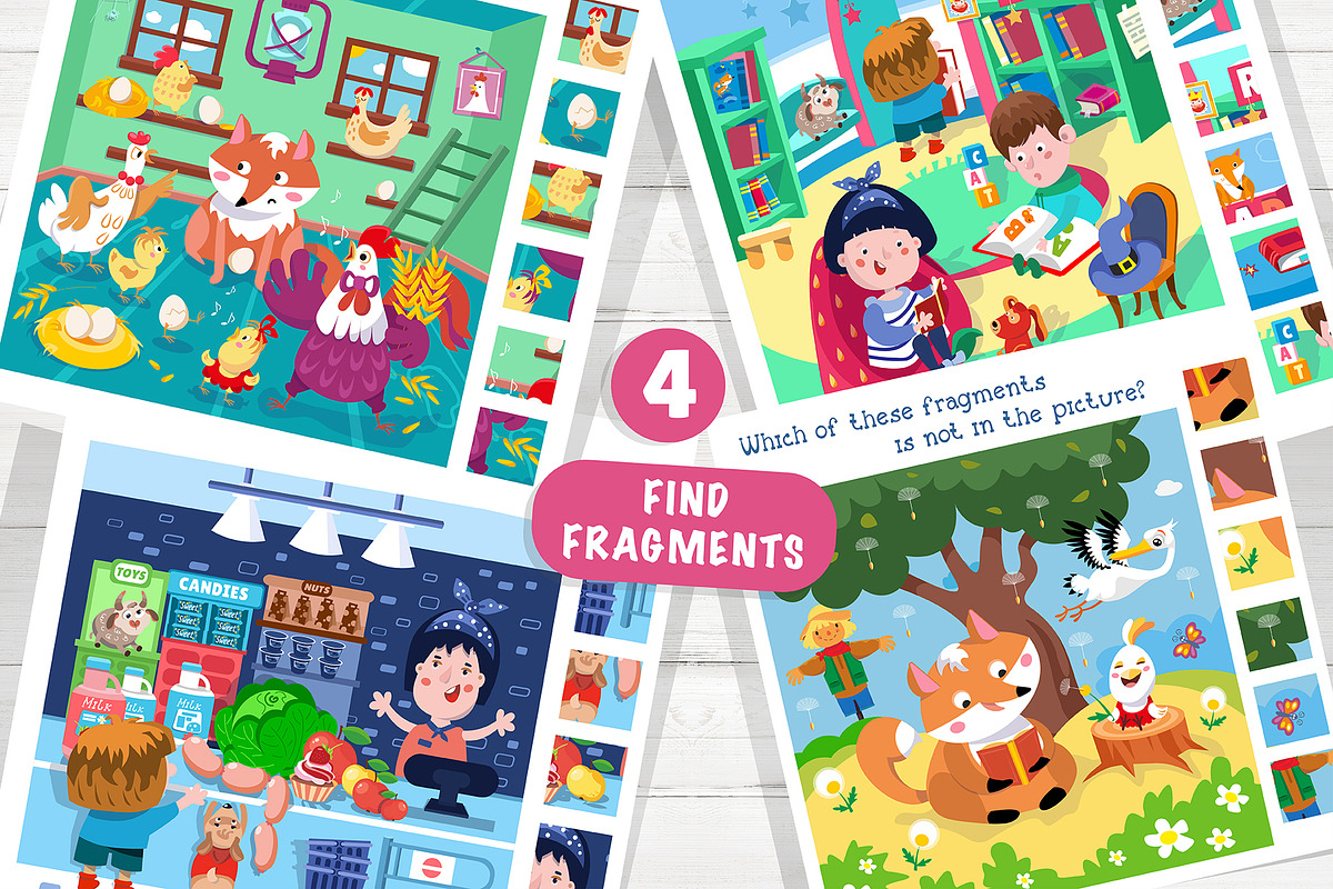 Funny Activities for Kids Book 3, a Graphic by ArtyCats (Photo 7 of 9)
