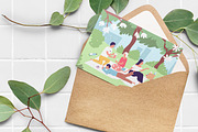 Family picnic in the city park, a Seasonal Illustration by Good Studio (Thumbnail 3 of 3)