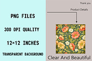 Vintage William Morris Style Floral, a Pattern Graphic by SVGArt (Thumbnail 6 of 9)