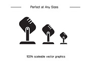 Microphone Icons Set, a Solid Icon by Designfour (Thumbnail 7 of 7)