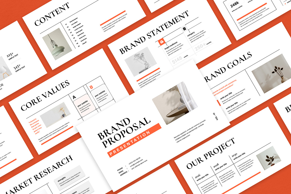 Brand Proposal Presentation Template, a Presentation Template by MightyDesign (Photo 1 of 8)