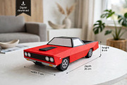 Pickup truck favor - 3d papercraft, a Card Template by PAPER amaze (Thumbnail 1 of 5)