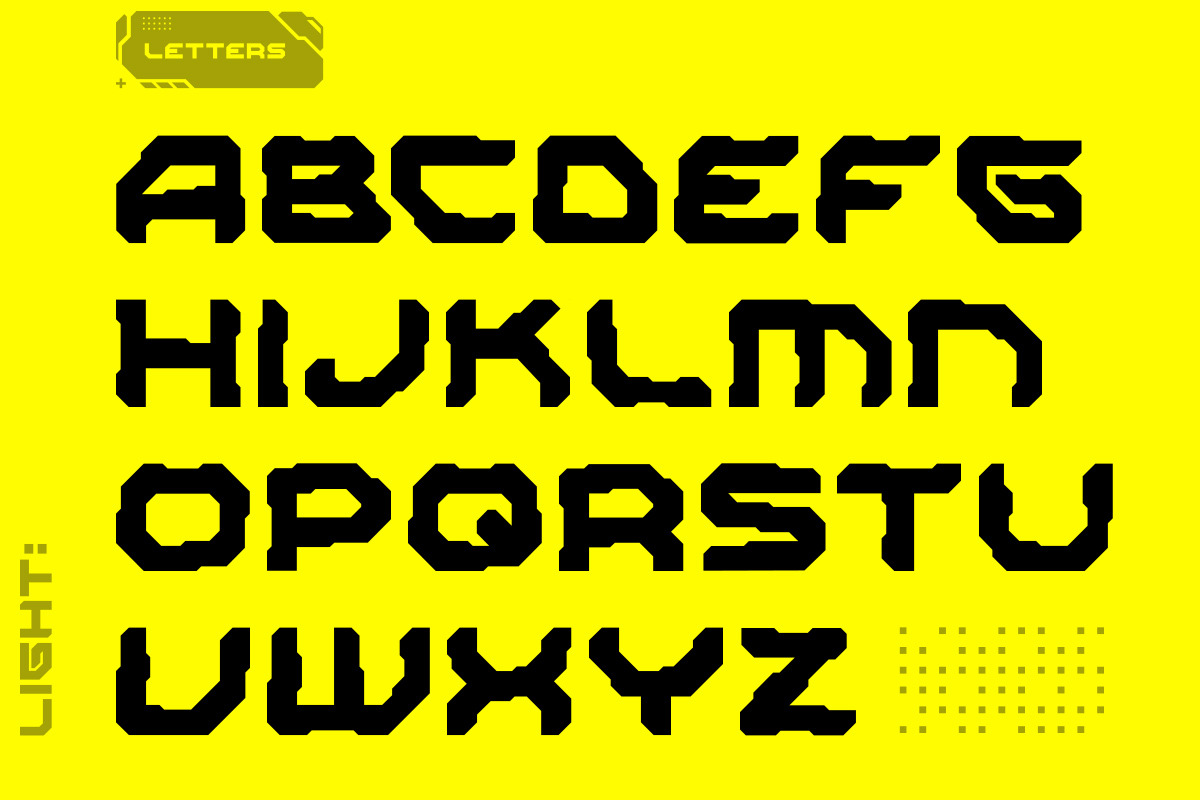 Cyberpunk Style Font, a Font by Sentavio (Photo 5 of 10)