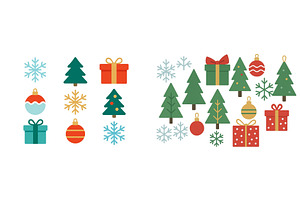 Colorful holiday decorations with, an Object Illustration by ZinetroN