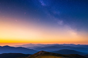 Mountainous landscape under starry s, a Photo by Dvoevnore photos (Thumbnail 1 of 2)
