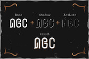 Golden Whisky typeface, a Symbol Font by Fractal fonts & graphics (Thumbnail 2 of 3)