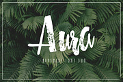Aura font duo!, a Script Font by Andrea De Oliveira (Thumbnail 1 of 6)