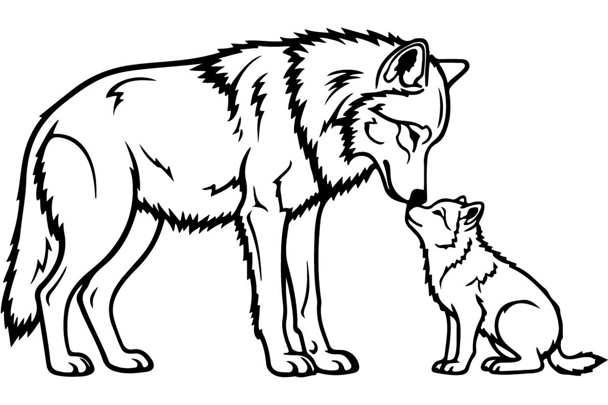 Powerful Alpha Wolf Vector Bundle, an Animal Illustration by Designer_Momina (Photo 4 of 21)