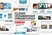 Clean Powerpoint Presentation, a Presentation Template by Graphicgo (Thumbnail 1 of 25)