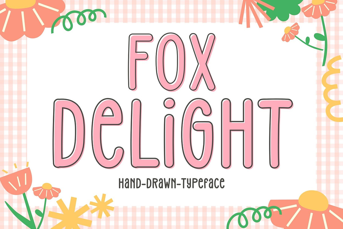 Fox Delight Font, a Handwritten Font by Fox7 By Rattana (Photo 1 of 10)
