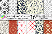 Textile Seamless Pattern Design, a Pattern Graphic by Canvas Craft (Thumbnail 1 of 6)