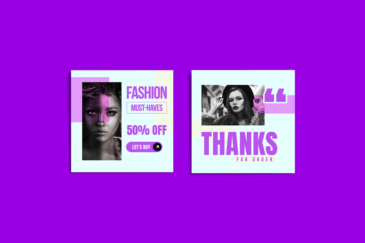 Fashion Social Media Post, an UI Kit Template by ContestDesign (Photo 4 of 4)