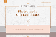Gift certificate - Marble, Rose Gold, a Card Template by ArealPro (Thumbnail 13 of 20)