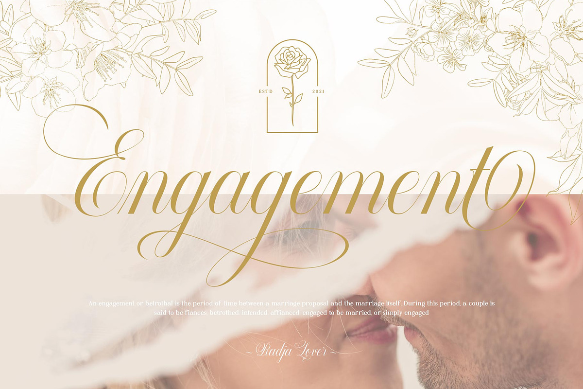 Radja Lover Script, a Script Font by alit design (Photo 14 of 20)