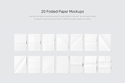Folded Paper Mockups, a Mockup by Mr.Mockup™ (Thumbnail 4 of 13)