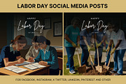 61 Labor day social media posts set, a Social Media Template by Walldecorated (Thumbnail 28 of 29)