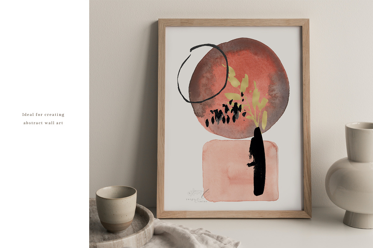 Coco - Abstract Watercolors, an Illustration by Twigs and Twine (Photo 12 of 14)