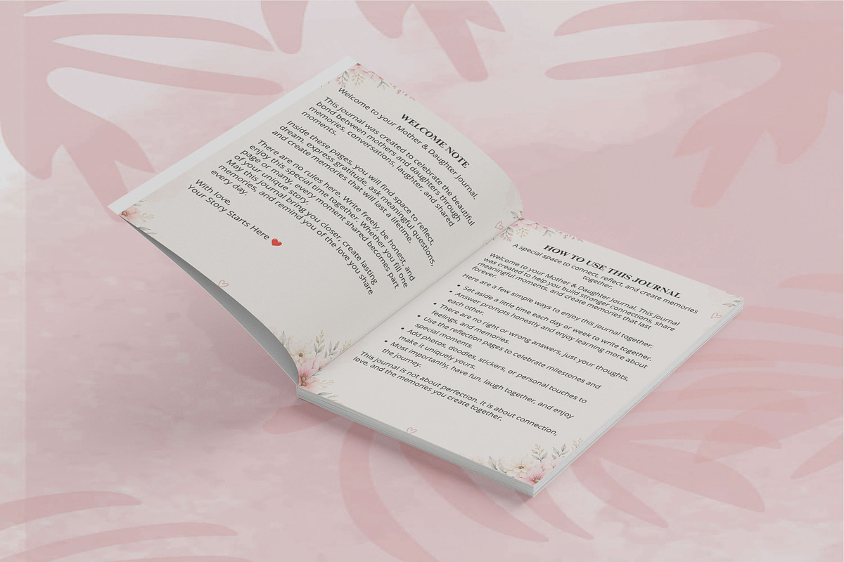 Mother & Daughter Journal, a Presentation Template by Book2bees (Photo 2 of 4)