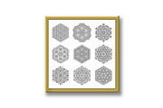 Set of Vector Snowflakes, an Object Graphic by FineArtStudio (Thumbnail 2 of 3)
