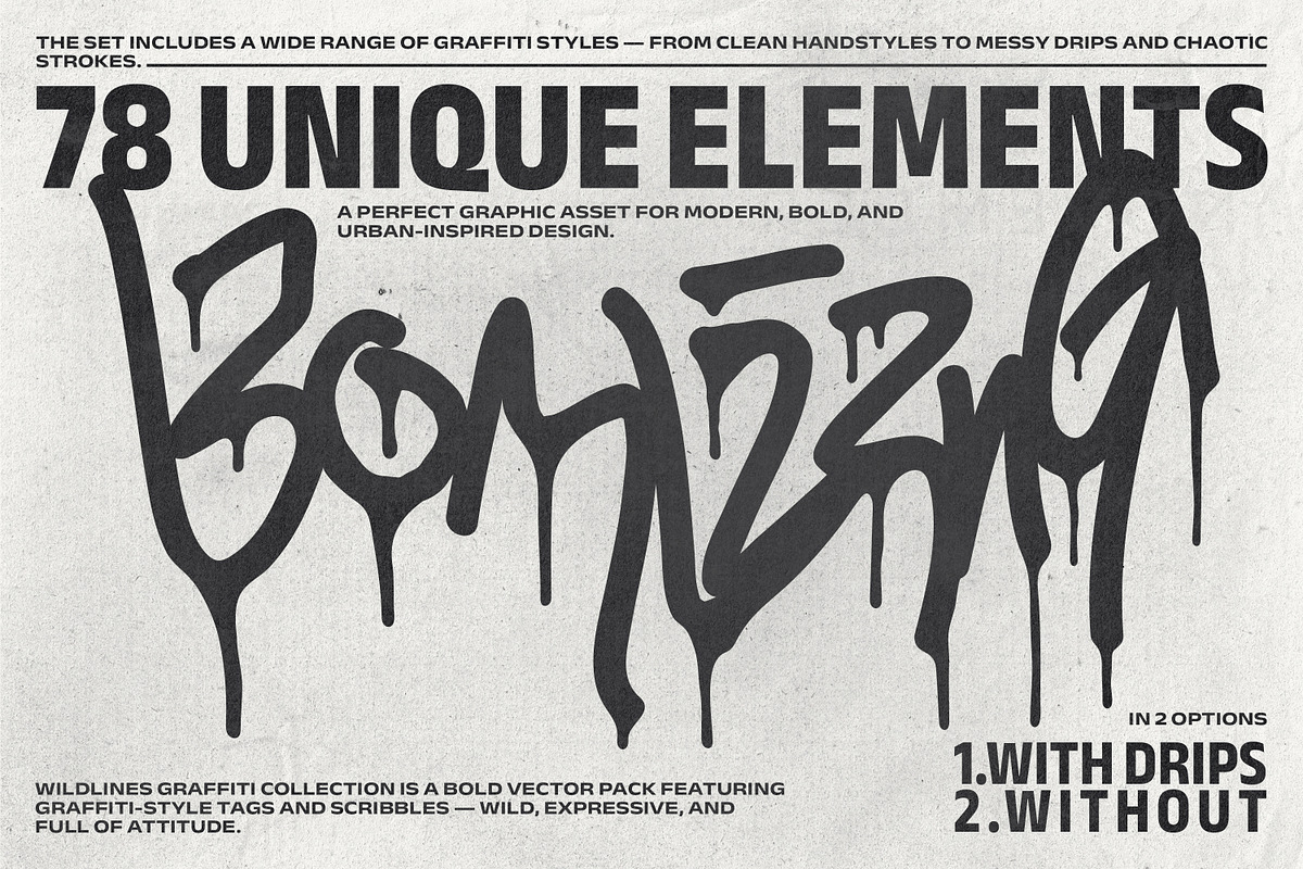 WildLines Graffiti Collection, a Graphic by Vanzyst (Photo 2 of 5)