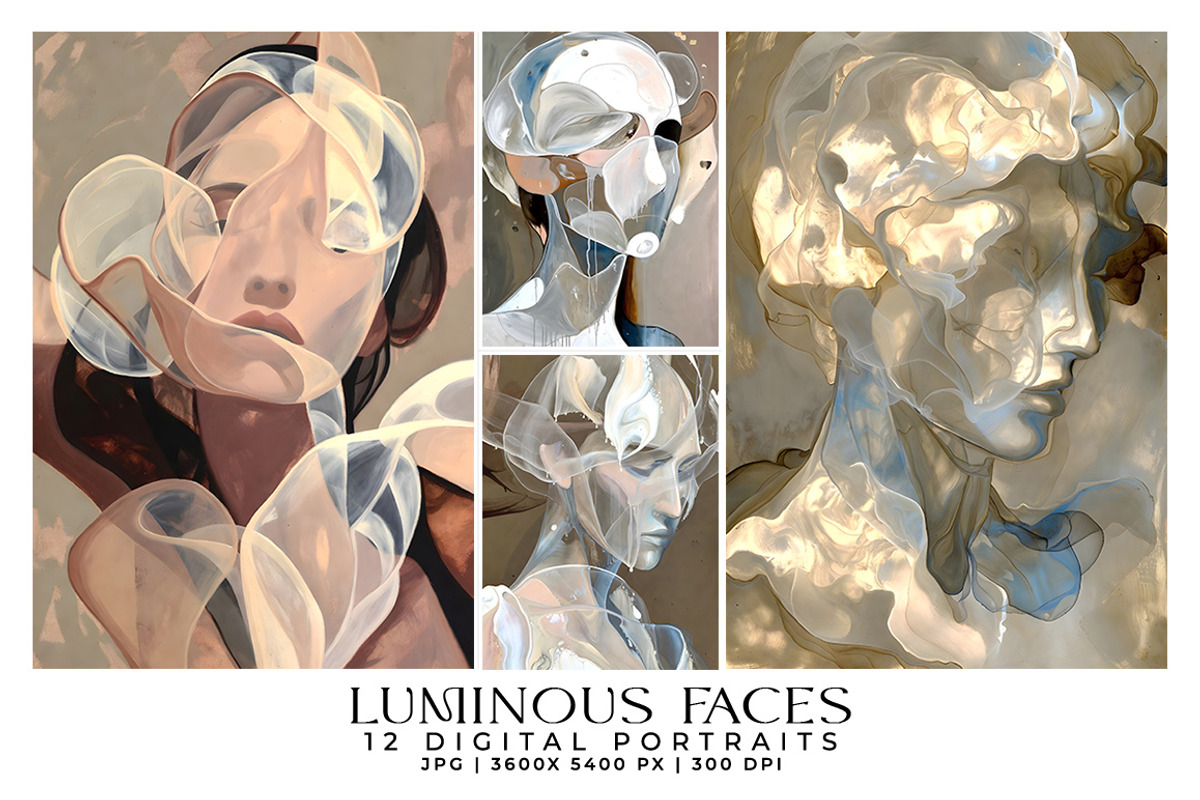 Luminous Faces, a Person Illustration by Digital Art Creations (Photo 1 of 6)