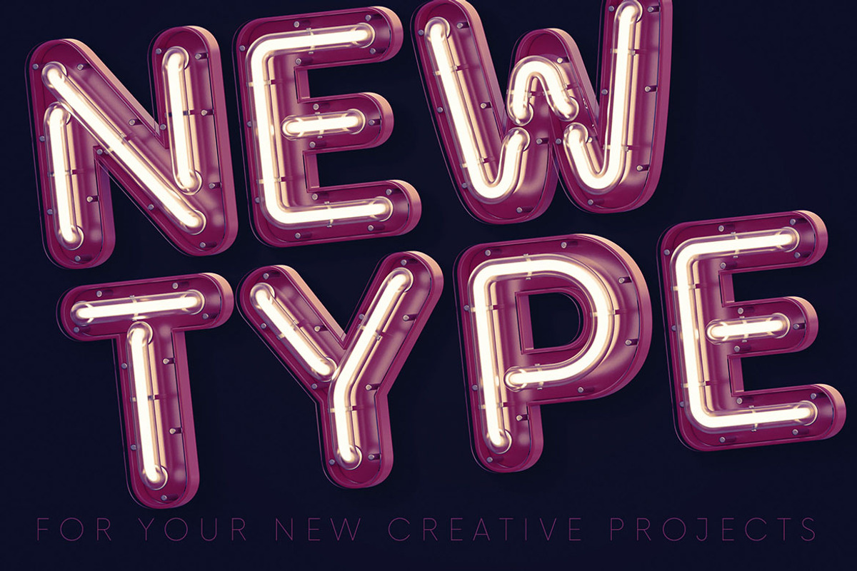 Neon & Matte - 3D Lettering, a Graphic by MIIM (Photo 6 of 9)