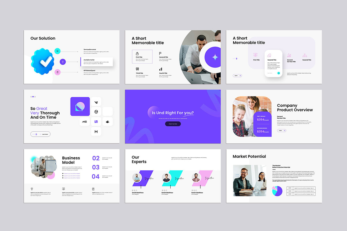 Corporate Pitch Deck Presentation, a Presentation Template by KreateTribe (Photo 3 of 8)