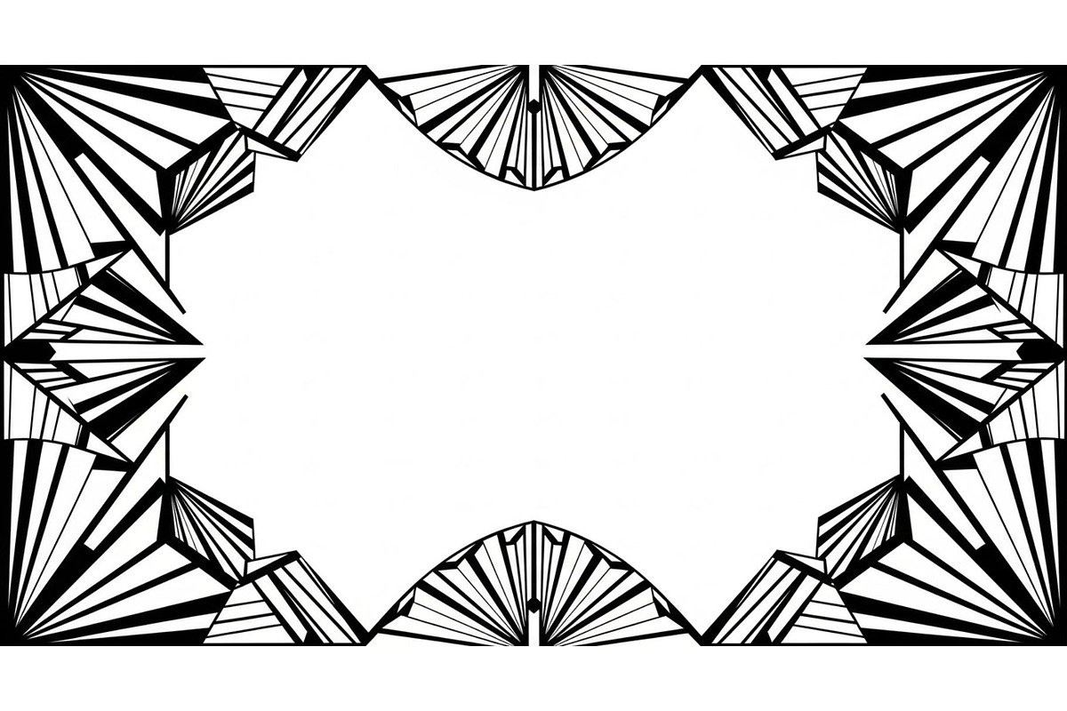 Art Deco Geometric Frame Bundle, an Illustration by jahid234 (Photo 3 of 31)