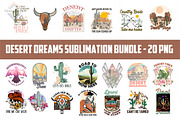 Desert Dreams Sublimation Bundle, an Illustration by DiamondShop (Thumbnail 1 of 21)