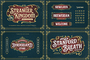 Vintage Font Bundle & Ornaments, a Font by Arterfak Project (Thumbnail 5 of 13)