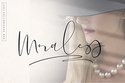 Moraless//Font Duo, a Script Font by GRAPHICPRESS (Thumbnail 1 of 10)