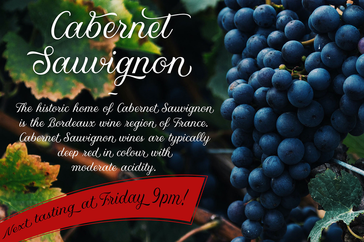 Robert's Script Light, a Script Font by Roland Huse Design (Photo 3 of 5)